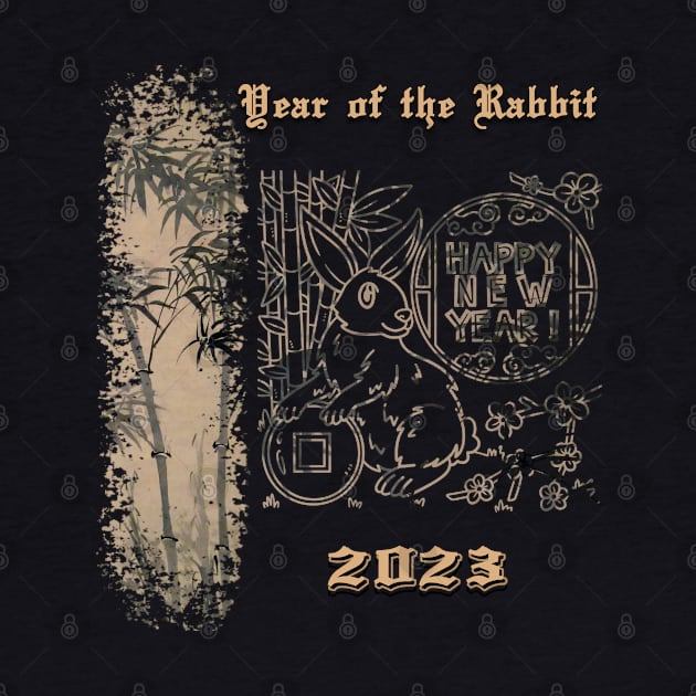 2023 Year of the Rabbit by TeeText